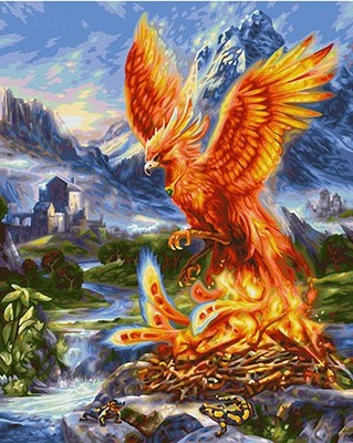 Malen nach Zahlen Phönix aus der Asche (Simba Dickie (Noris Spiele GmbH) +++)