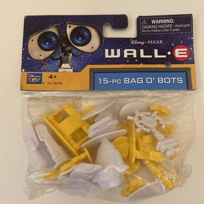 VINTAGE DISNEY PIXAR WALL-E 15-TEILIGE TASCHE O' BOTS THINKWAY SPIELZEUG VERPACKT VERSIEGELT (b4)