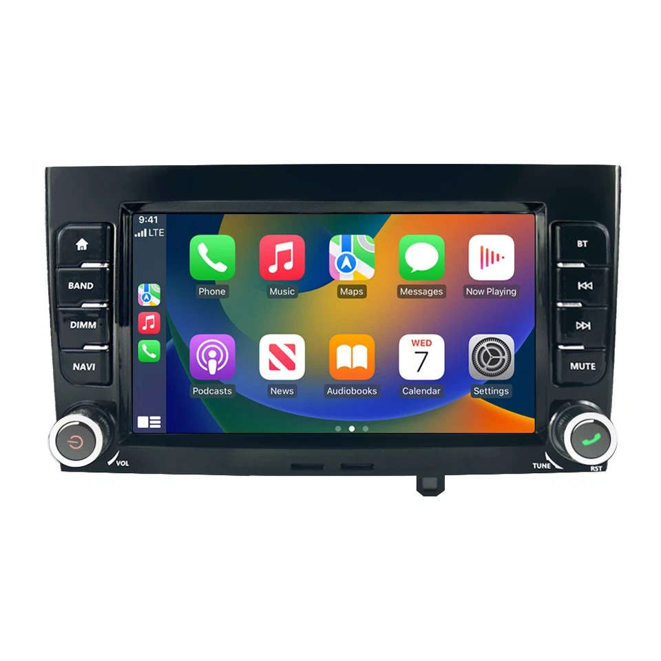 Android 14 Carplay Autoradio GPS Navi WIFI RDS Für Peugeot 308 408 RCZ 2007-2013 - Bild 3 von 4