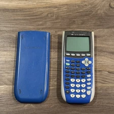 Texas Instruments TI-84 Plus Silver Edition Graphing Calculator - Blue