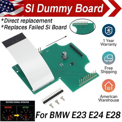 For BMW E23 E24 E28 SI Board Dummy Replacement Instrument Cluster PCB Repair Kit