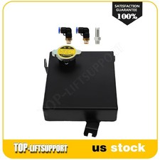 Universal Aluminum Premium Radiator Coolant Expansion Tank Recovery Water Bottle