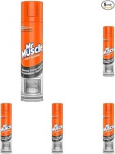 Mr Muscle Oven Cleaner Spray Grill BBQ Grease Grime Remover Cleaner 300ml x 3