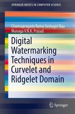 Digital Watermarking Techniques in Curvelet and Ridgelet Domain - 9783319329505