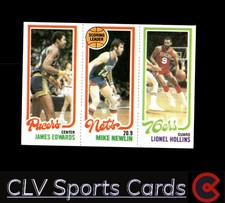 1980-81 Topps #118 / 153 / 182 James Edwards / Mike Newlin / Lionel Hollins