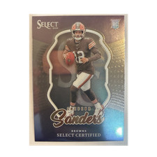 Panini Select 2025 Shedeur Sanders Select Certified Rookies RC #12 Browns