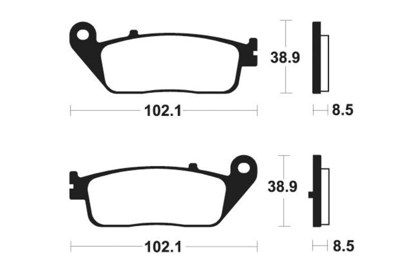Plaquettes de frein TECNIUM MSS383 pour sécuriser vos trajets en Maxi Scooter