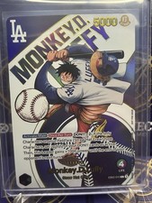 LA Dodgers Monkey.D.Luffy EB02 Leader  One Piece Mint Proxy Foil Card  