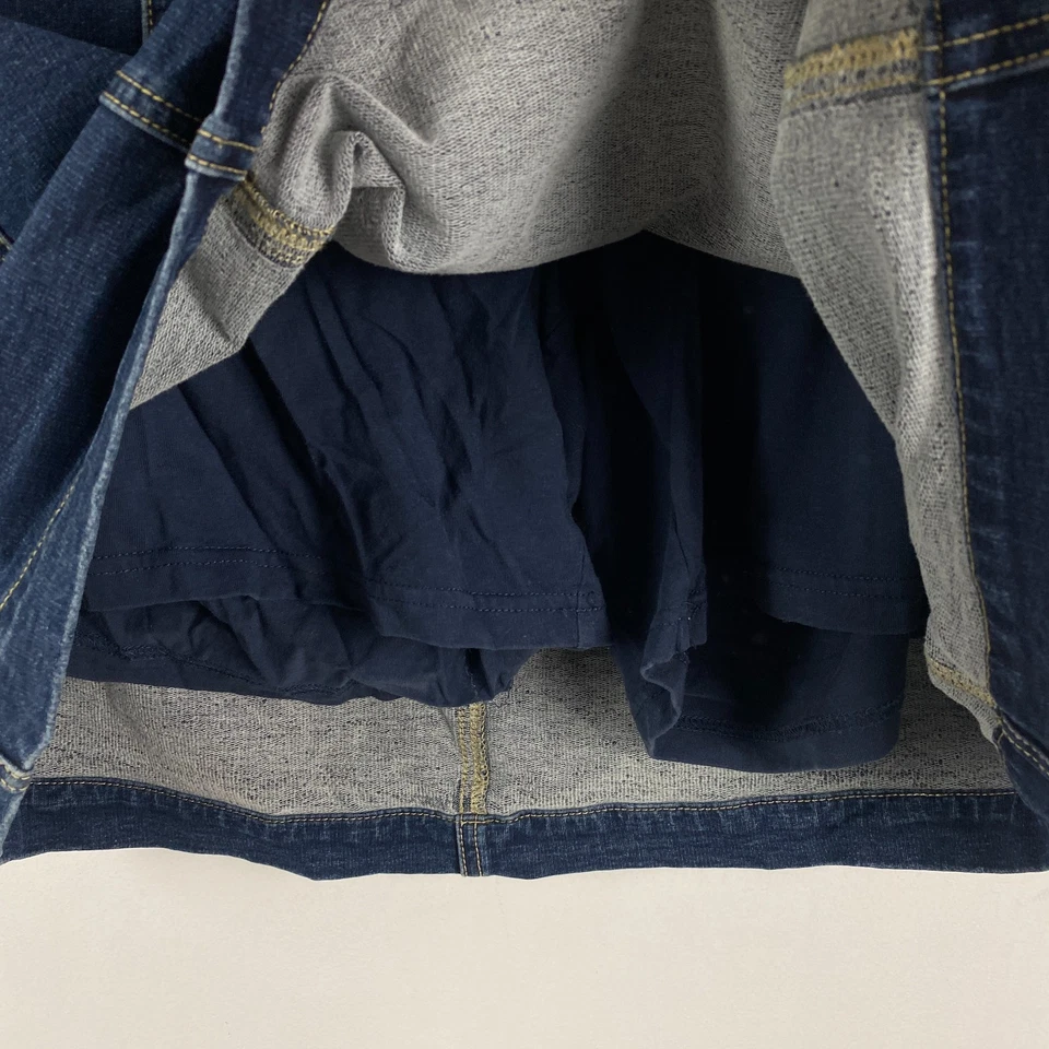 Pantalón Corto Carga Quacker Factory Dreamjeannes Talla 1X Azul Pull On Foto 4 de 4