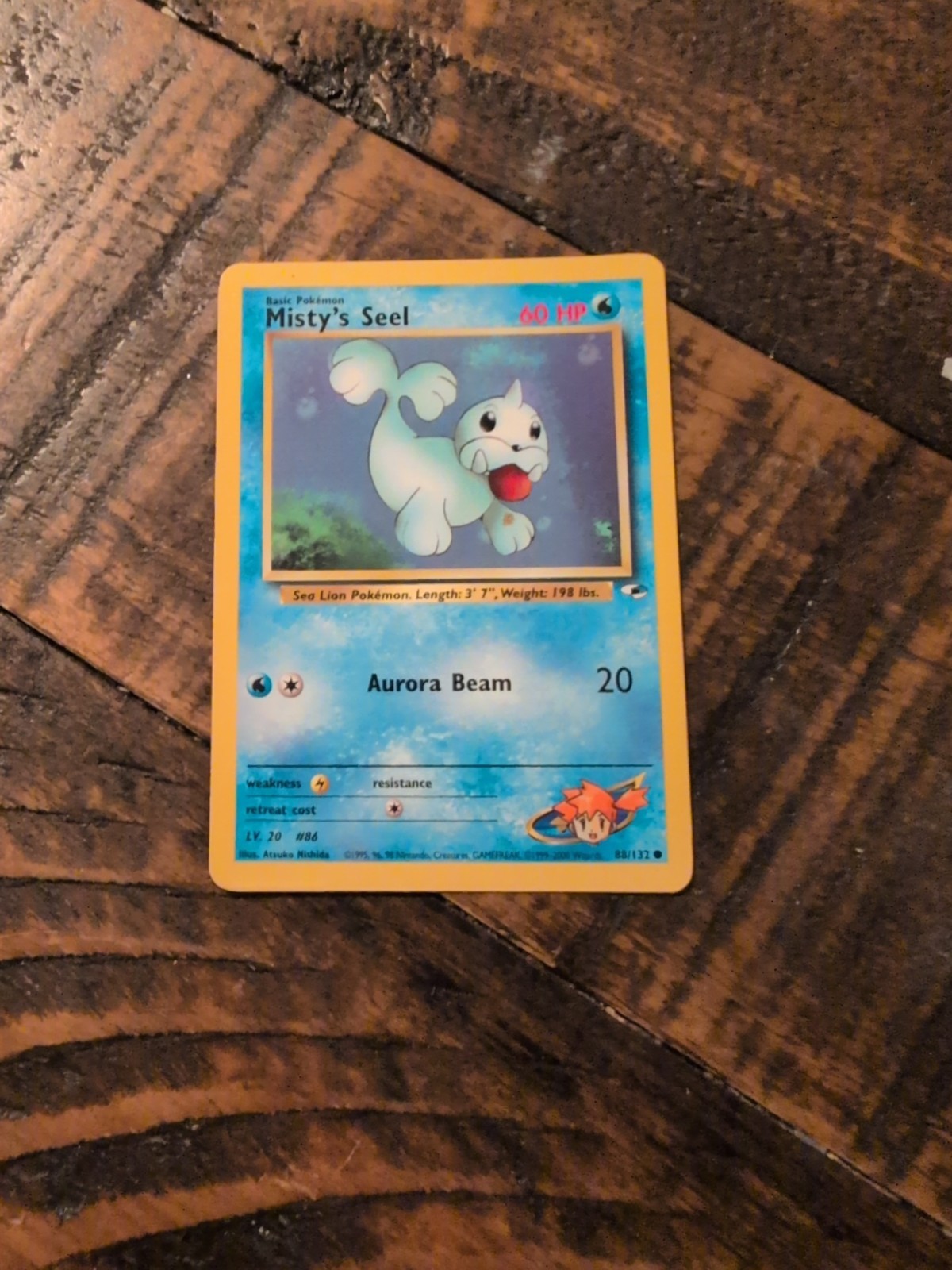 Misty's Seel 88/132 Gym Challenge NM