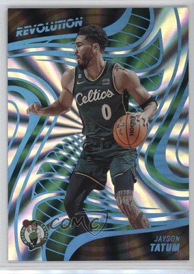 2022-23 Panini Revolution Sunburst 50/75 Jayson Tatum #23 19bb