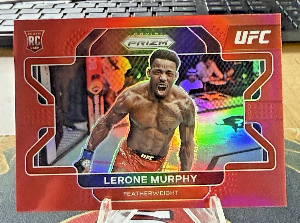 2022 Panini Prizm UFC Lerone Murphy Red RC /299 RC #6  Short Print