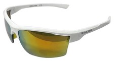 Rawlings LTS Youth Sport Sunglasses   White Frame With Orange Mirrored Lenses
