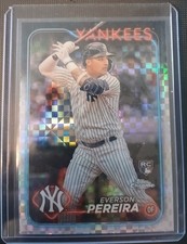 Topps 2024 Chrome Everson Pereira Rookie X-Fractor #238 New York Yankees