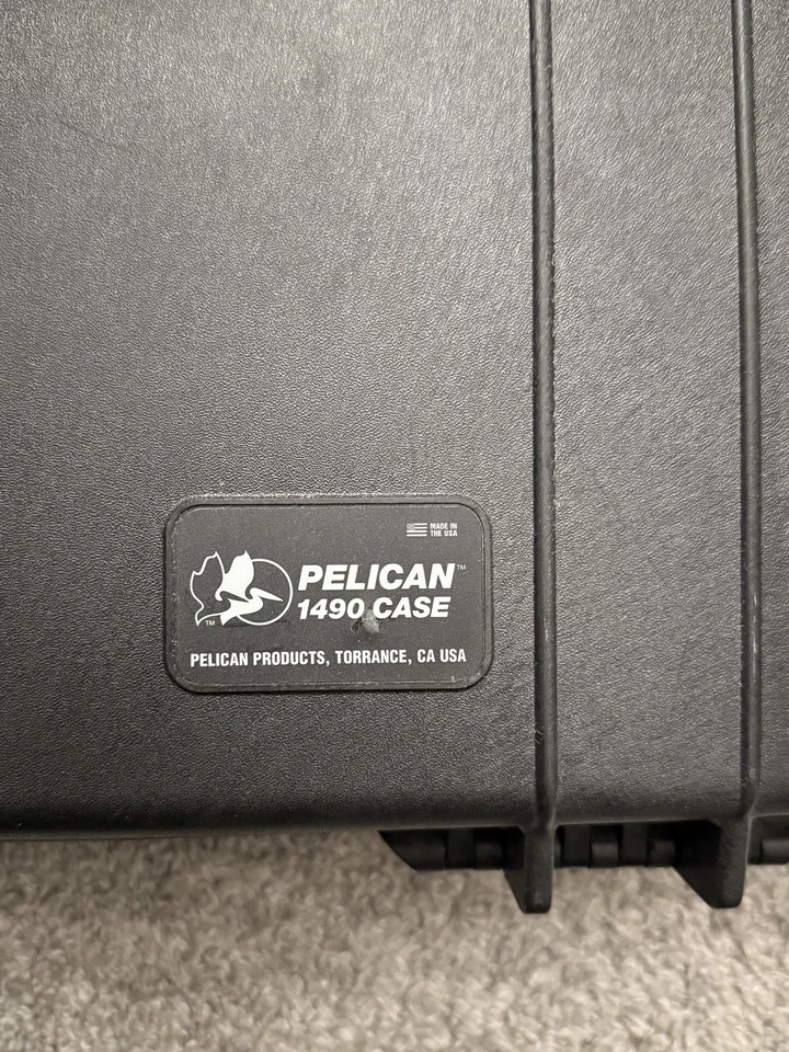 Funda para portátil Pelican 1490 con llaves impermeable almacenamiento portátil nueva caja abierta Foto 4 de 4