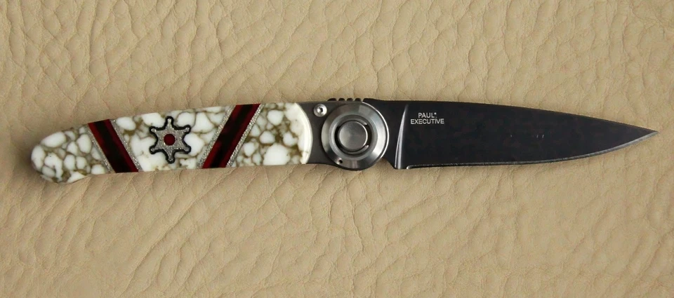 Ножи Paul Executive от Lone Wolf/David Yellowhorse Lawman с подписью ХУДОЖНИКА ДОКАЗАТЕЛЬСТВО - Изображение 2 из 4