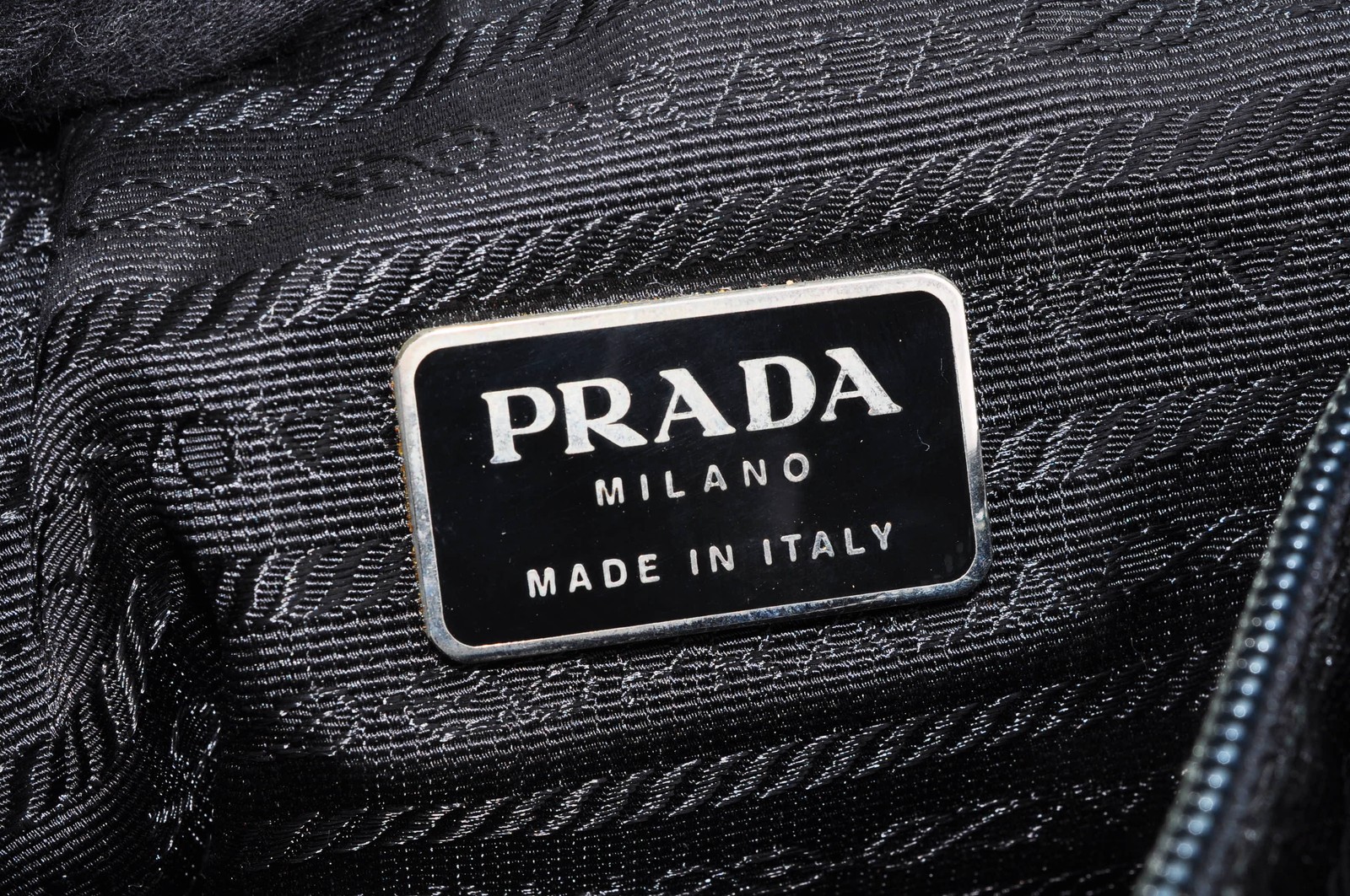 PRADA Triangular Logo Plate Hand Bag Shoulder Bag… - image 13