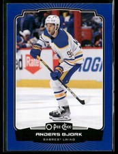 2022-23 O-Pee-Chee #425 Anders Bjork Buffalo Sabres Blue-Border Hockey Card