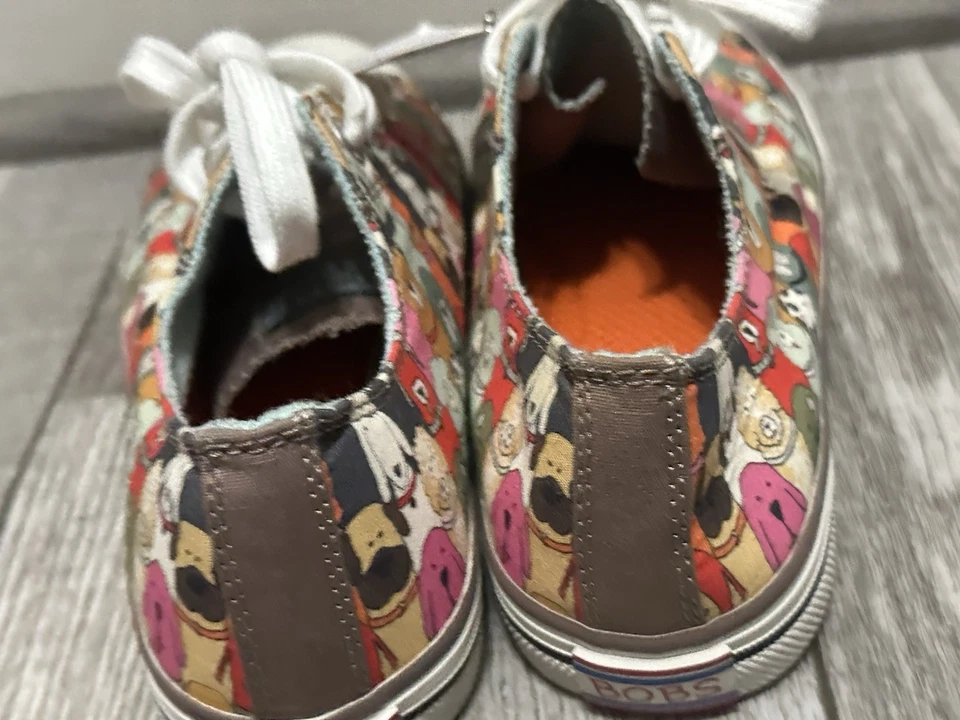 Skechers BOBS Utopia Dogs Low Top Sneakers Women's Size 8 Best Friends Animal - Image 4 of 4