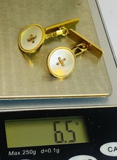 Manschettenkn&ouml;pfe Gold 585