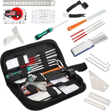 SOUJOY 26Pcs Guitar Tools for Set Up, Repair & Maintenance Kit with Carry Bag, L