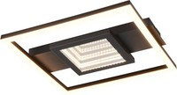 Trio Leuchten Led Deckenleuchte Wheeler 16 W Schwarz Matt Eckig Deckenlampen &
