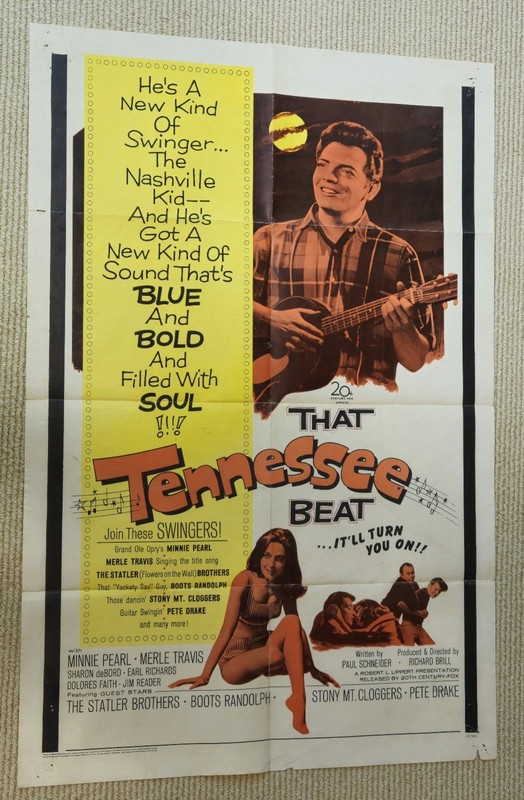 That Tennessee Beat 1966 Original 27x41 one-sheet Movie Poster 