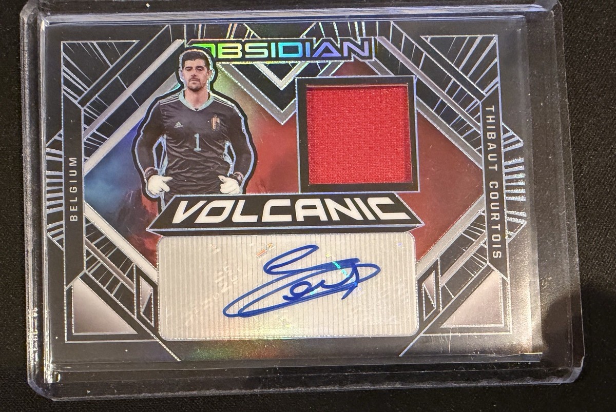 2021-22 Panini Obsidian - Volcanic Material Signatures Thibaut