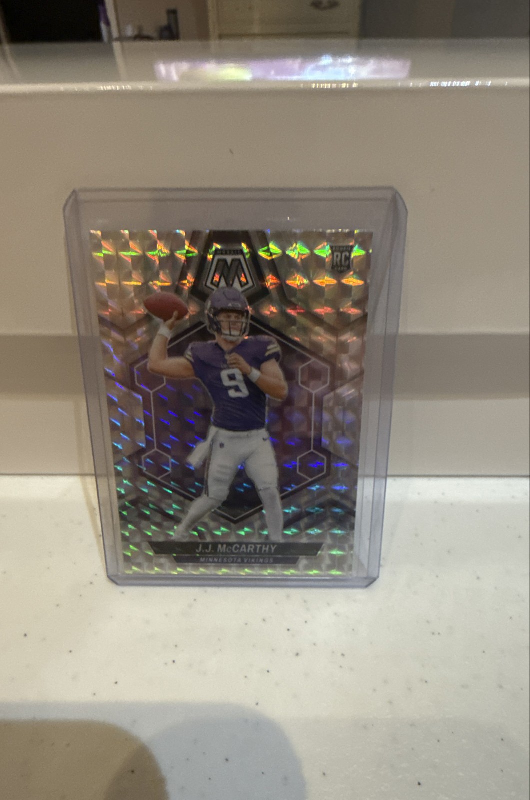 2024 Panini Mosaic - Rookies J.J. McCarthy #310 Mosaic Prizm (RC)