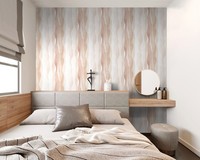 Eur 3,75/Qm /Tapete Marburg Novamur 81635 Apricot Koralle Aquarell Wellen