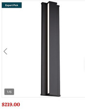 WAC Lighting WS-W13324-40-BK - Wall Sconces Outdoor Lighting  P1