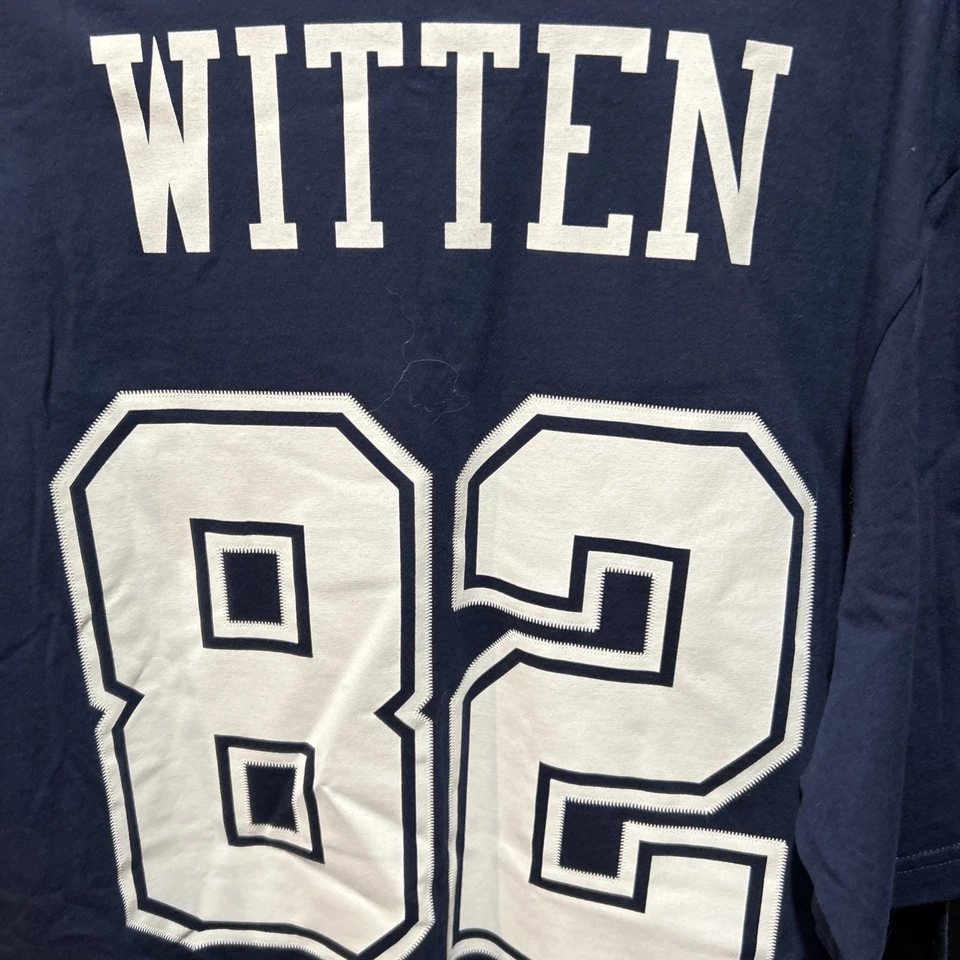 Camisa Dallas Cowboys Para Hombres XL Azul Manga Corta Jason Witten 82 Camiseta Nike Foto 2 de 4