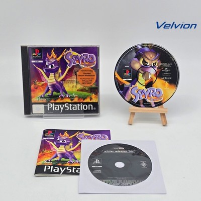 Spyro The Dragon PS1 Sony PlayStation 1 DE OVP Anleitung Winter Releases 98  