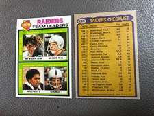 Raiders Team Leaders TL 1979 Topps #169 Football Card