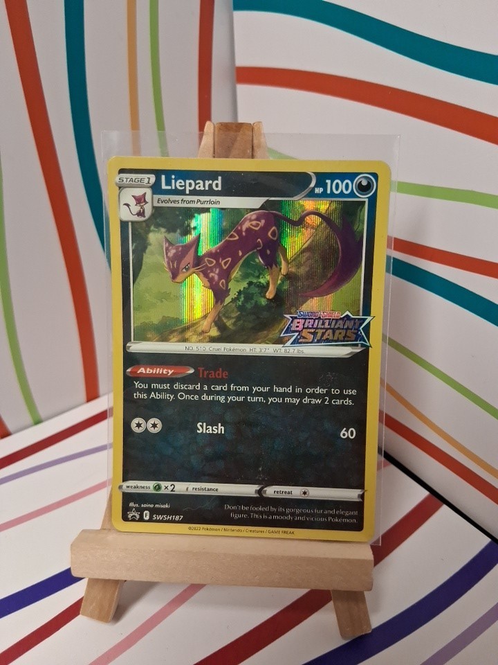 Liepard SWSH187 SWSH: Sword & Shield Promo Cards Holo