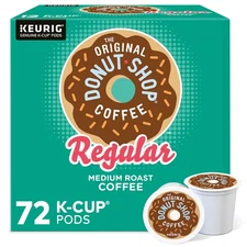 The Original Donut Shop Regular Keurig Single-Serve 72 Count (Pack of 1)
