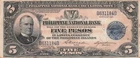 Philippines  5  Pesos  Series of 1921  P 53a  Circulated Banknotes G 33