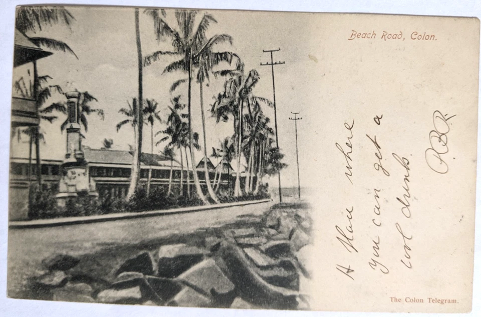 Cristobal, CZ--Ms. Ayres, Elizabeth, NJ, US/PA PC/1-C. Canal Zone(Scott #9)/1906 - Image 2 of 2