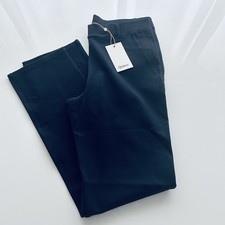 Quince Navy Pontè Pants Straight Leg Medium With Pockets