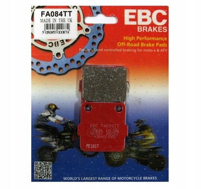 FITS KAWASAKI KX 100 A1/A2/B1 1989-1991 EBC Rear Disc Brake Pad Pads FA084TT