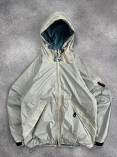 Vintage Nike Acg Jacket Mens Medium Y2K Cream Ice Blue Nylon ripstop Hiking