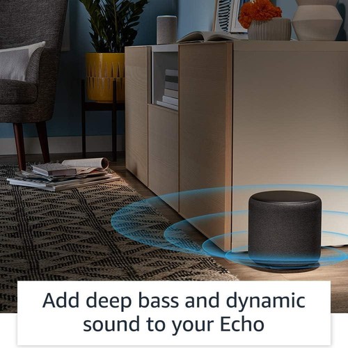 Amazon Echo Sub - Potężny inteligentny subwoofer - głęboki bas - antracoal szary - Zdjęcie 12 z 12