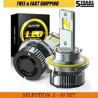 2-20X H13 9008 LED Headlight Bulb Kit White 6500K 30000LM Hi-Low Beam AUXITO Y19