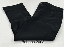 Wrangler Men's Regular Fit Tech Pants, Black, Size 38X29