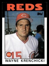 1986 Topps #777 Wayne Krenchicki Card Cincinnati Reds