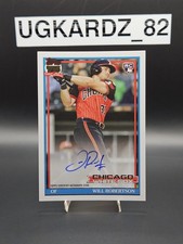 Will Robertson 2026 Topps Series 1-1991 Topps Autograph #91A-ROB White Sox