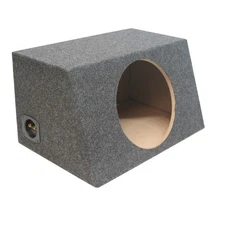 Car Audio Single 15" Sealed Subwoofer Salnted Hatchback Stereo Sub Box Enclosure