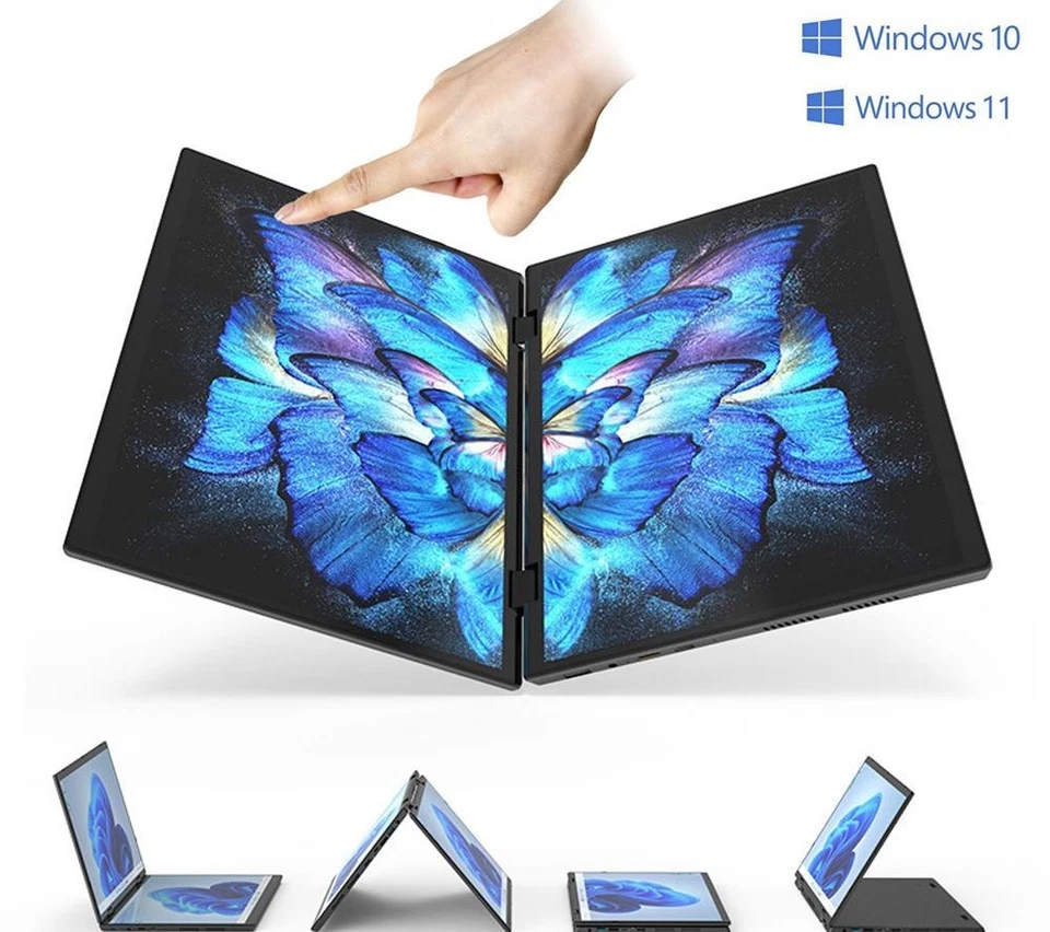 New Arrival Laptop Dual 14” 2K HD Touch 32GB 1TB SSD Win11pro Notebook Computers - Image 3 of 4