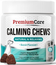 Calming Chews for Dogs, Made in USA - Helps with Dog Anxiety, Separation, Bar...