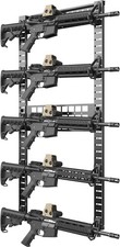NEW ONETIGRIS Gun Rack Black Wall Mount Bow Rifle Firearm Shotgun Hooks Hanger